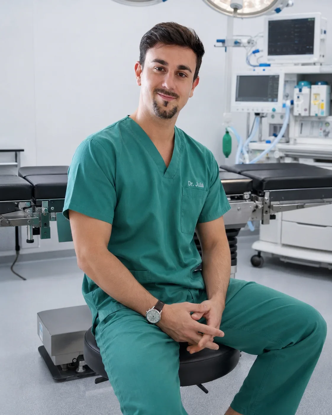Dr. Julià Dorca en consulta